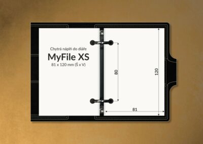 Chytrá náplň do diáře MyFile XS - 81x120 mm